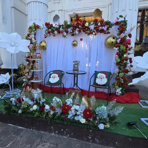 Decoraciones navideñas en Retalhuleu 2025