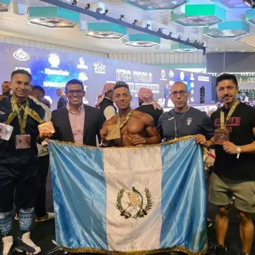 Delegación guatemalteca de Fisicoculturismo en el Campeonato Mundial de Fisicoculturismo y Fitness IFBB 2025