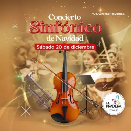 El Concierto Sinfónico de Navidad en La Pradera