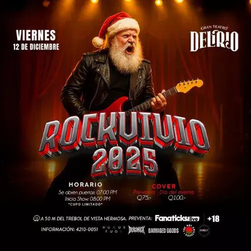 El Rockvivio 2025 en Guatemala