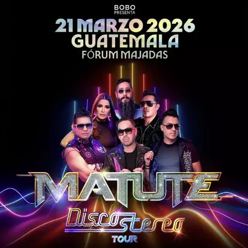 El concierto de Matute en Guatemala 2026
