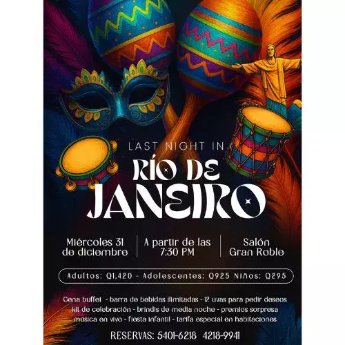 Fiesta de Año Nuevo 2026 en Hotel Intercontinental