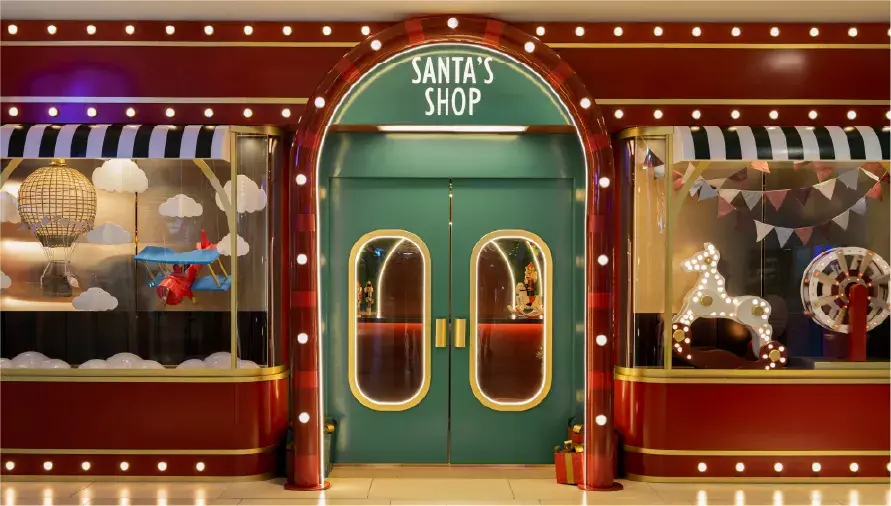 Santa’s shop en Naranjo Mall