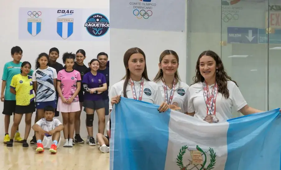 Guatemala cerró su participación con 6 medallas en el Mundial Junior de Ráquetbol 2025