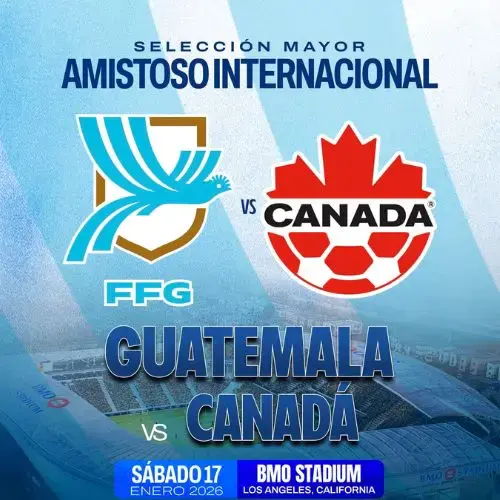 Guatemala y Canadá en partido amistoso 2026