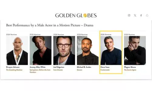 Guatemalteco Oscar Isaac es nominado a los Golden Globes 2026 película Frankenstein