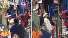 Jason Momoa en Guatemala visitó el Mercado Central de Guatemala.