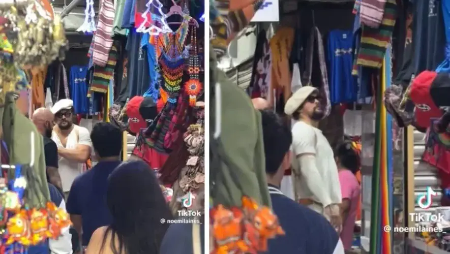 Jason Momoa en Guatemala visitó el Mercado Central de Guatemala.