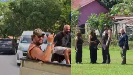 Jason Momoa visitó Tikal junto a Adria Arjona