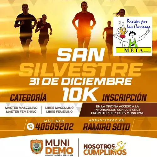 La Carrera San Silvestre en Escuintla 2025