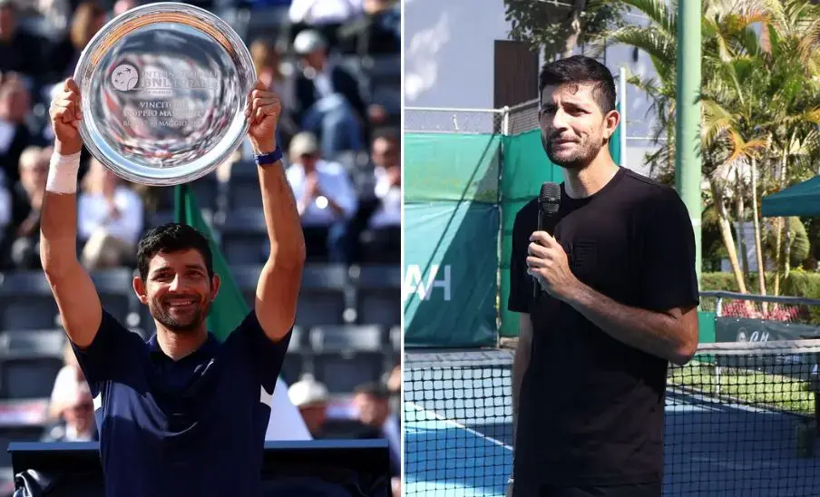 Marcelo Arévalo visitó Guatemala para realizar partidos de exhibición y clínicas de tenis, diciembre 2025