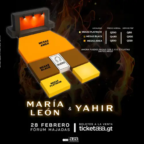 María Léon y Yahir en Guatemala 2026