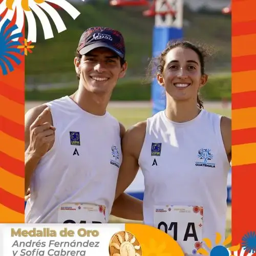 Medalla de oro en pentatlón moderno en Juegos Bolivarianos 2025