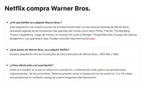 Netflix adquirirá Warner Bros. incluído HBO Max y HBO