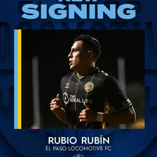 Rubio Rubin con El Paso Locomotive FC