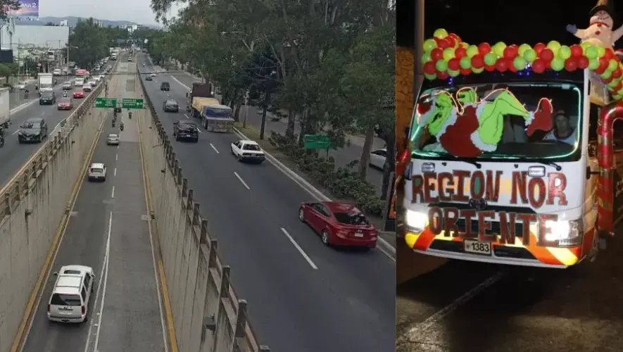 Rutas alternas por Desfile Navideño de Bomberos Voluntarios 2025