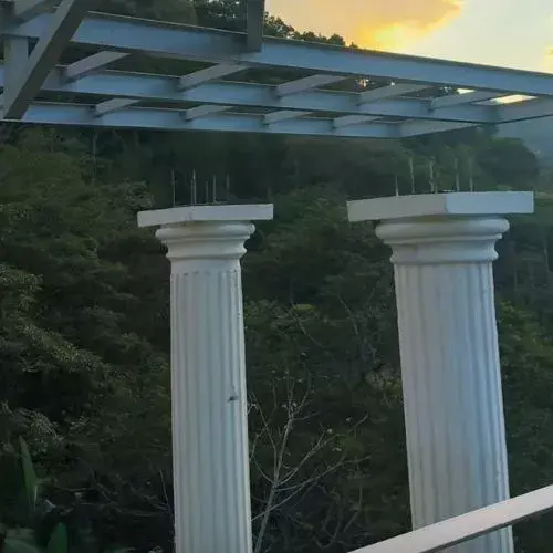 nuevo mirador inspirado en Grecia