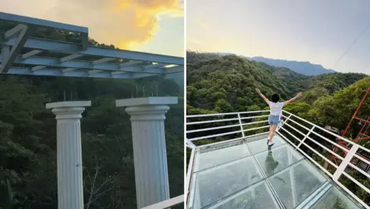 nuevo mirador inspirado en Grecia
