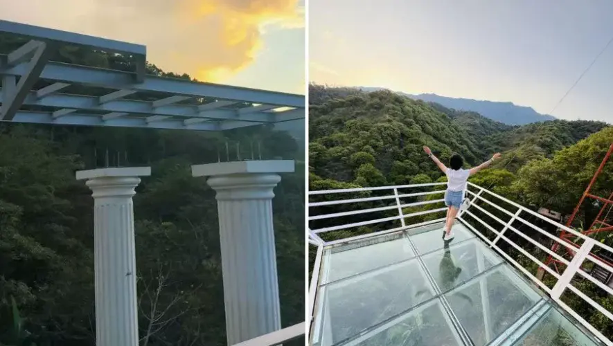 nuevo mirador inspirado en Grecia