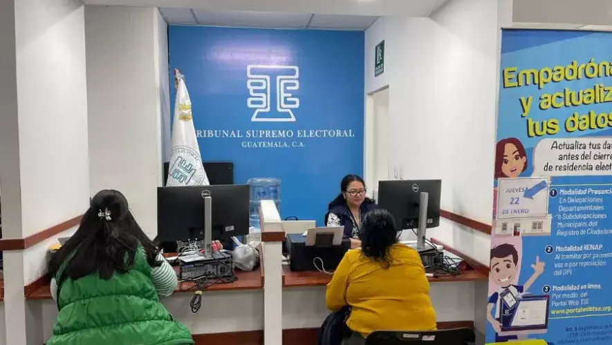 Actualización de residencia electoral 2026 en Guatemala