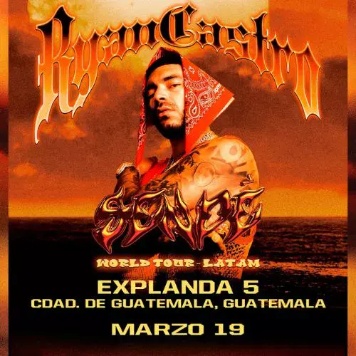 Artista Ryan Castro en concierto en Guatemala 2026
