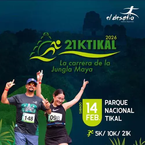 La Carrera 21K Tikal en Guatemala