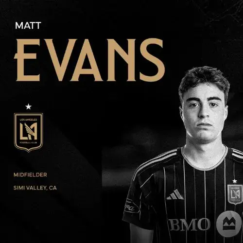 Matt Evas fichó con Los Ángeles FC para 2026