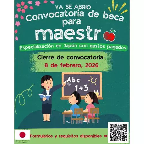 Programa Becas en Japón para maestros guatemaltecos 2026