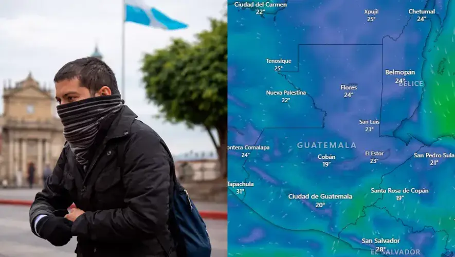 Qué esperar del clima en Guatemala el 17 y 18 de enero 2026