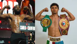 Terence Crawford apoyó a Léster Martínez y lo impulsa a pelear por el título mundial, enero 2026