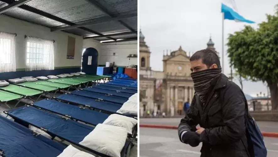 Albergues habilitados por el frío en Guatemala 2026