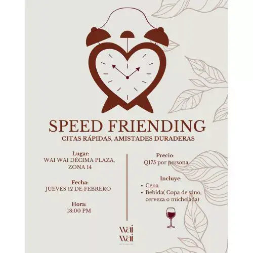 Citas rápidas actividad Día del Cariño 2026 en Guatemala