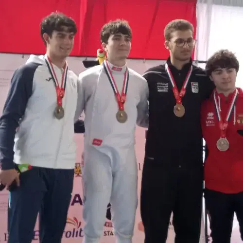 Cristian Porras en la copa mundial juvenil de esgrima 2026