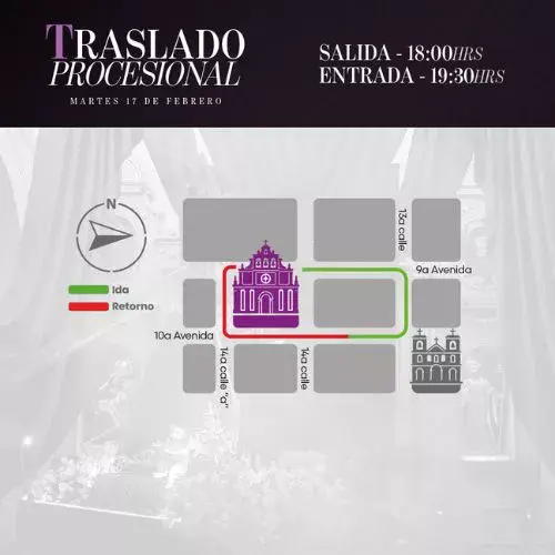 Cuaresma 2026 procesión 17 de febrero 2026