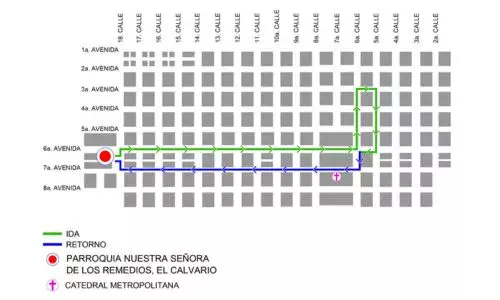 Cuaresma Procesión Jesús de la Justicia, Templo El Calvario 18 de febrero