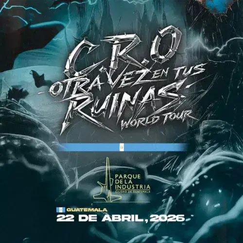 El concierto de C.R.O en Guatemala 2026