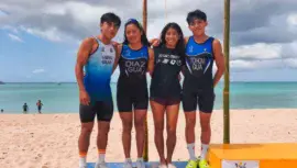 Guatemala obtuvo 2 medallas de plata en evento regional de triatlón en Barbados