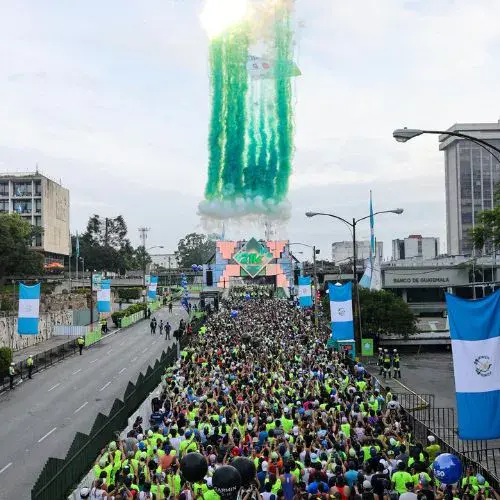 La carrera 21K Ciudad de Guatemala