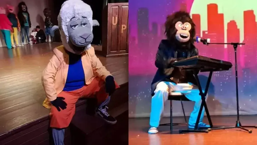 Obra SING por la Compa&ntilde;&iacute;a de Teatro de la Universidad Popular