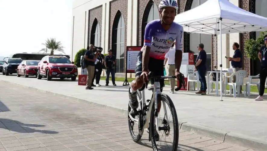 Participación de Sergio Chumil en el Tour de Omán 2026