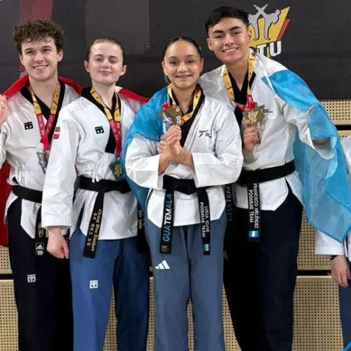 Podios de Guatemala en Torneo German Open 2026 de Taekwondo en Alemania (1)