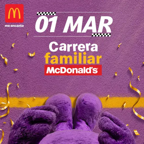 Recorrido de la Carrera Familiar McDonald's 2026 en Quetzaltenango
