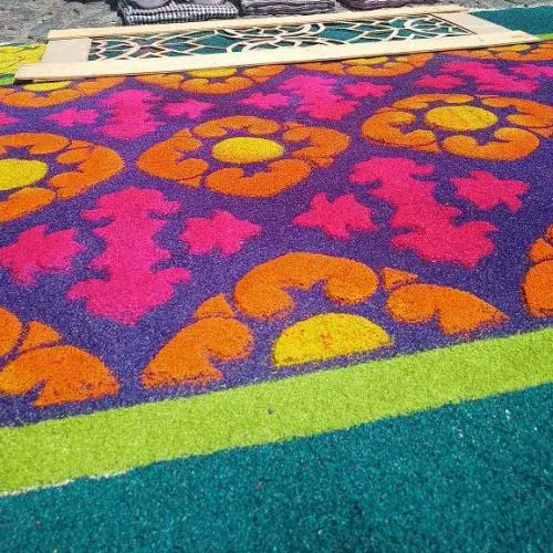 Un taller de alfombras en Antigua Guatemala 2026