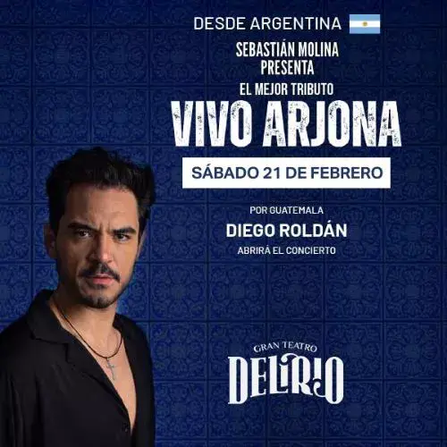 concierto de Sebastián Molina en Guatemala