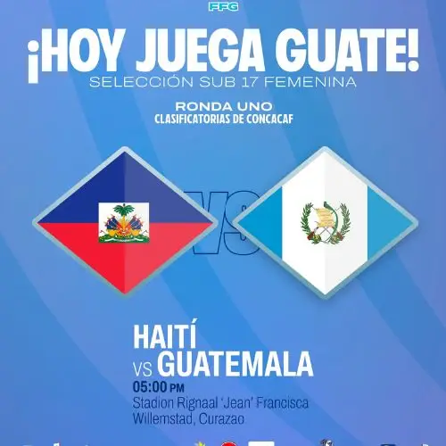 ver en vivo Guatemala vs Haití sub 17 femenina