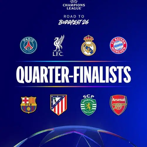 4tos de final de la Champions League 2026