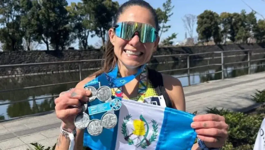 Andrea Abularach en la Maratón de Tokio 2026