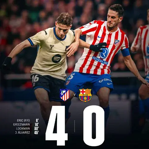 Barcelona vs Atlético de Madrid En vivo