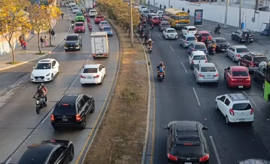 Carriles reversibles en la Ciudad de Guatemala