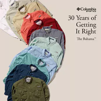 Columbia celebra 30 años de su icónica camisa The Bahama™